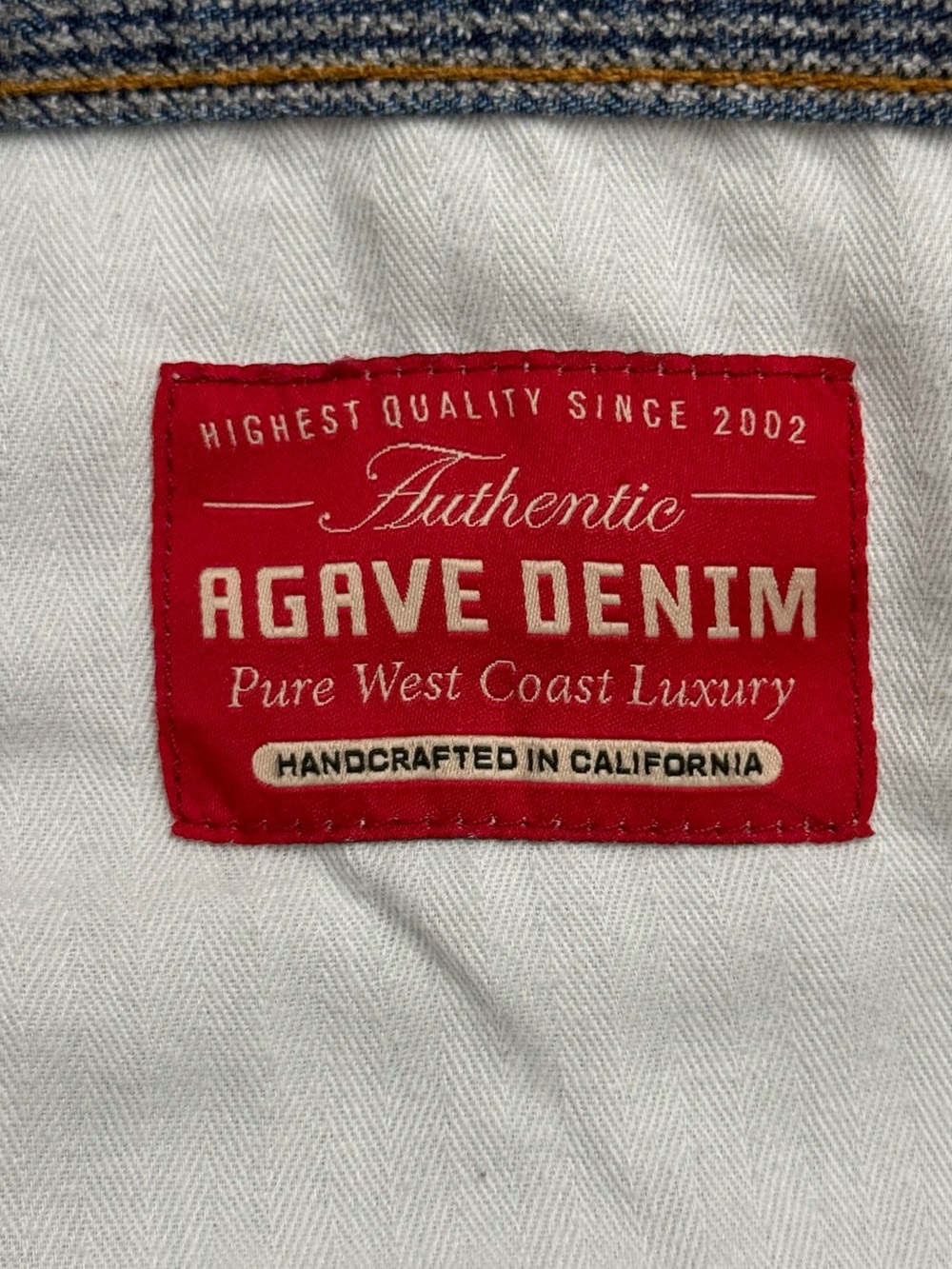 Agave Denimsmith | Rocker in Indigo Glen Plaid (Style 11-8041) Y2K | 40x31 - Picture 6 of 7